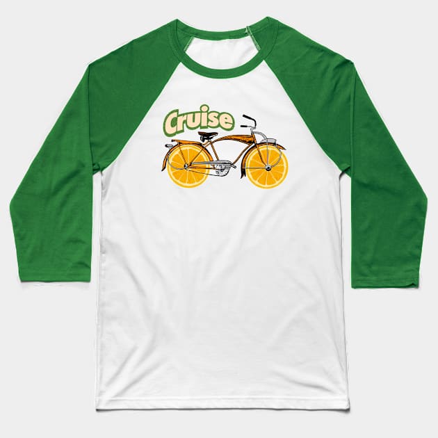 Just Cruise Baseball T-Shirt by Crooked Skull